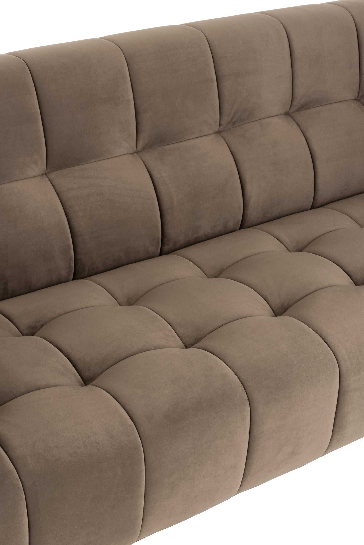 Trivietė sofa rudos spalvos