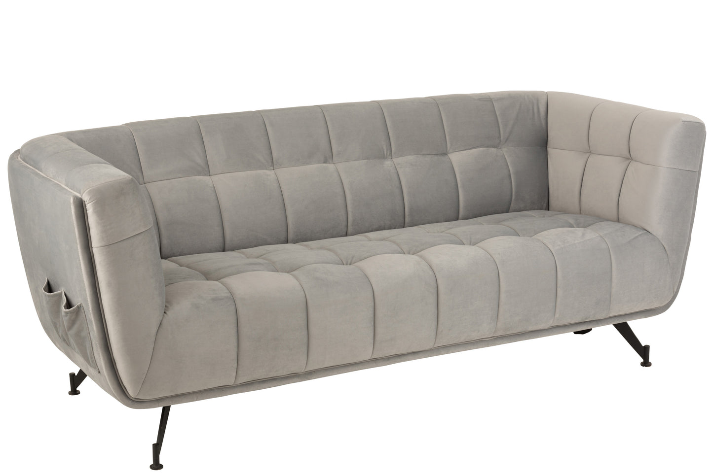 Trivietė sofa pilkos spalvos