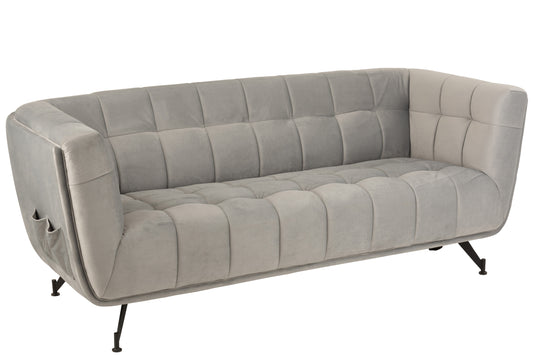 Trivietė sofa pilkos spalvos